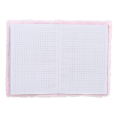 Блокнот Basir, формат А5, серия "Капибара", меховая обложка, 80 листов, размер 21*15 см