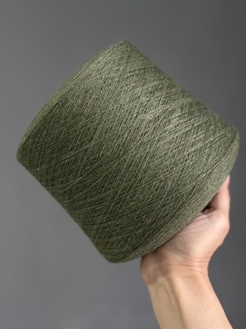 Пряжа Mongolia Cashmere 26/2 (100% кашемир) 1300 м/100 гр, олива меланж
