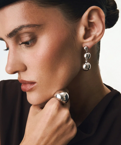 Серьги Eva silver