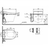 TOTO Washlet RG Lite TCF34120GEU Крышка-биде с открытым подключением