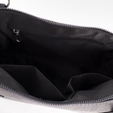 Сумка Саломея 1105 македония серый + черный