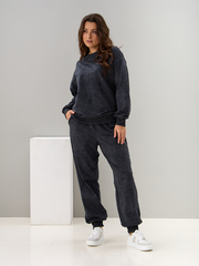 Костюм с брюками КБфл-90М/варенка-графит