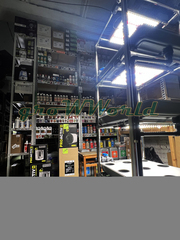 Домашняя стеллажная многоярусная гидропонная установка 4 ЯРУСА 2250х650х530мм до 40 растений