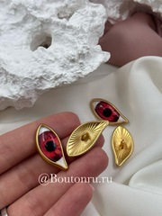 Пуговицы золотистые Скиап. 