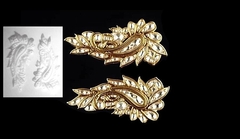 Силиконовый молд Крылья с драгоценными камнями