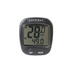 Велокомпьютер VENTURA Х, 10 функций, черный (5-244550)