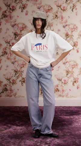 Футболка FROM PARIS | Молочный