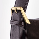 Сумка Саломея 485 эко-замша кофе