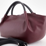 Сумка Саломея 362 наппа бордо + черный