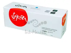 Картридж Sakura CF401A (201A) для HP LJ M252n, LJ M252dn, MFP-277dw, MFP-277n, голубой, 1400 к.