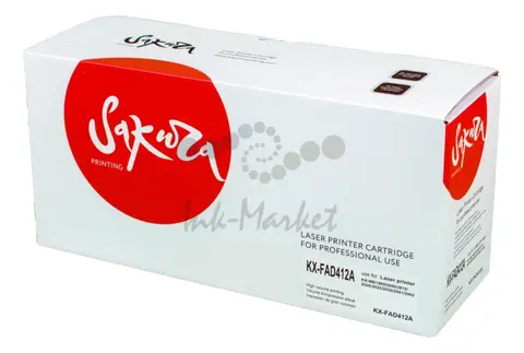 Фотобарабан Sakura KXFAD412A для Panasonic, черный, 6000 к.