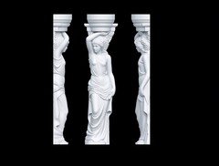 Силиконовый молд № 2011 Кариатиды 2 шт