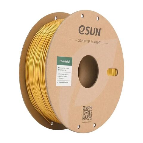 Пластик для 3D-печати eSUN PLA-Metal, 1,75 мм, 1 кг, золотой, PLA-METAL175J1P1