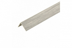 Угол отделочный ПВХ Ясень серый (20х20мм.х2,7м) (253)