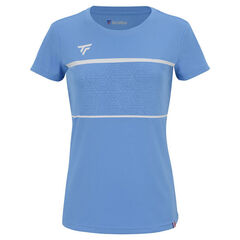 Женская теннисная футболка Tecnifibre Team Tech Tee - azur