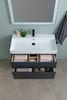 Aquanet 312875 Тумба с раковиной Aquanet Бруклин 60 цв. антрацит матовый (312875)
