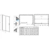 Radaway 10260110-01-01 Душевая дверь Alienta DWJ 110