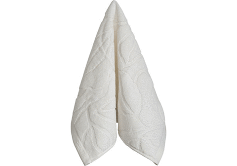 Махровое полотенце Tuomi белое, 30*50см