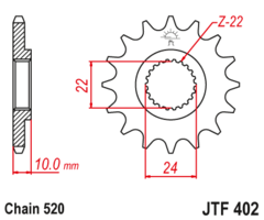 Звезда JT JTF402