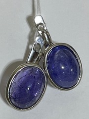 Танзанит 2379 (серьги из серебра)