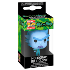 Брелок Funko POP! Rick & Morty: Hologram Rick Clone 44746-PDQ