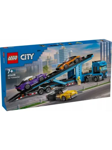 Конструктор City 60408 Автовоз со спортивными машинками