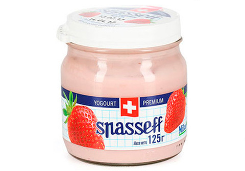 Йогурт Spasseff земляничный, 125г