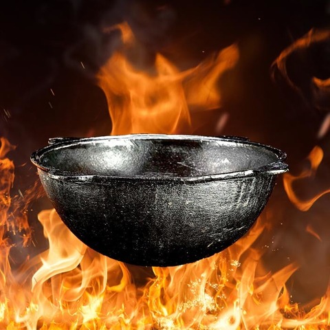 Обжиг и восстановление чугунных казанов и посуды