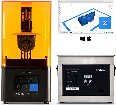 3D-принтер + УЗ очиститель Zortrax Inkspire & Ultrasonic Cleaner