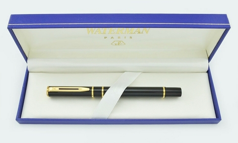 Ручка перьевая Waterman Laureat Lacquer Black GT, M (18002 FF)