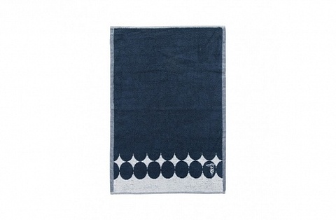 Полотенце 100x150 Trussardi Fregio Blue голубое