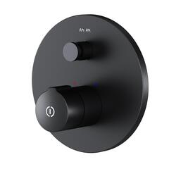 Am.Pm F85A45722 X-Joy TouchReel смеситель д/ванны/душа. монтируемый в стену. чёрный. шт. фото