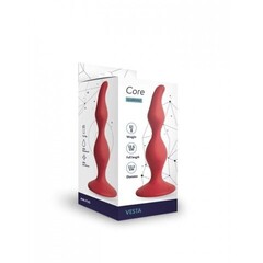 Анальная пробка Vesta бордо (12,5*3)