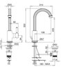 Cezares OLIMP-LSM2-02-L OLIMP-LSM2-02-L Смеситель на раковину однорычажный с донным клапаном, бронза
