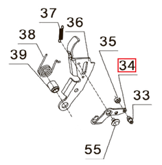 Запчасть №34 для PAG-PC84. Взводитель