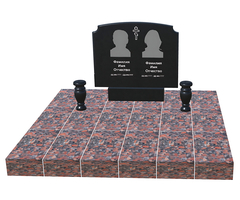 Готовое ритуальное сооружение 1,8м*1,8м (под ключ)