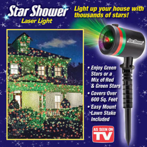 Лазерный звездный проектор Star Shower Laser Light Projector