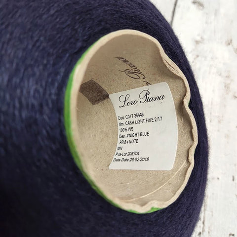 Кашемир 2/17 LORO PIANA CASH LIGHT FINE синий черничный