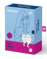 Набор прозрачных менструальных чаш Feel secure Menstrual Cup - 