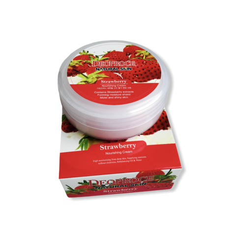 Deoproce natural skin Strawberry nourishing cream 100ml