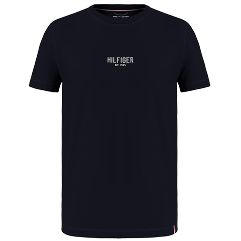 Футболка теннисная Tommy Hilfiger Essential Hilfiger Logo Tee - desert sky