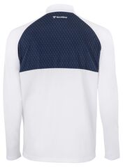Теннисная футболка Tecnifibre Thermo Zipper Longsleeves - white