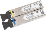 MikroTik Pair of SFP modules, S-35LC20D (1.25G SM 20km T1310nm/R1550nm, Single LC-connector) + S-53LC20D (1.25G SM 20km T1550nm/R1310nm, Single LC-connector)
