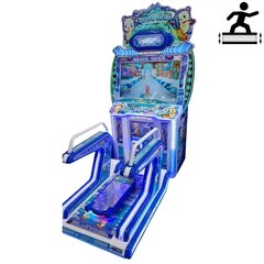 Детский игровой автомат гонки сноуборд "Снежный мишка"