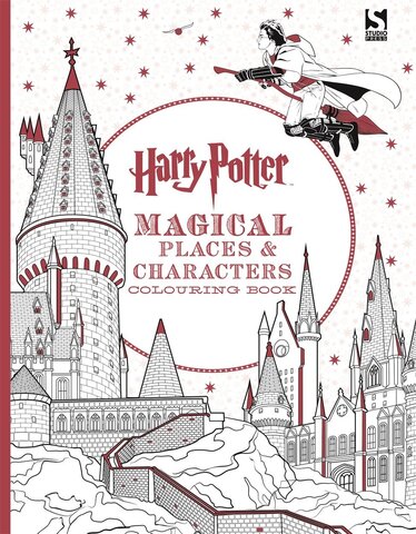 Harry Potter Magical Places and Characters Colouring Book - Harry Potter