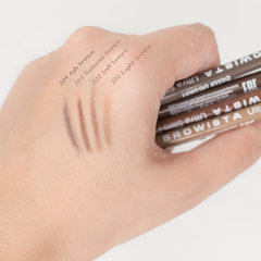 BelorDesign Карандаш для бровей ультратонкий BROWISTA  201 блонд