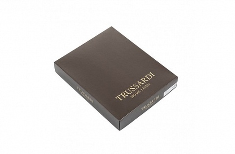Полотенце 100x150 Trussardi Fregio Blue голубое