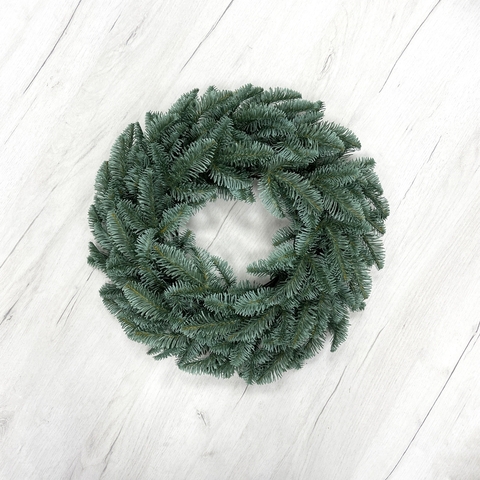Венок рождественский 45см ChristmasDeLuxe зеленый