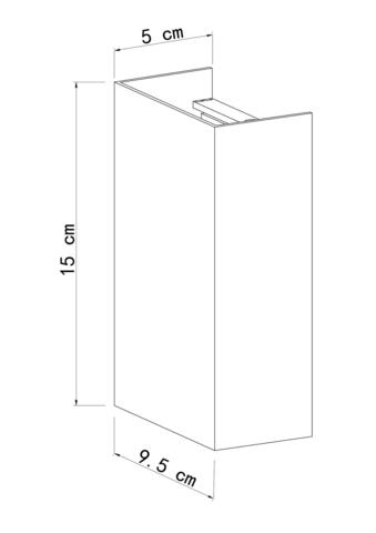 Уличный настенный светодиодный светильник Arte Lamp ALGOL A5640AL-2BK