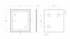 BelBagno SPC-KRAFT-1400-800-SENS-AL Зеркало в алюминиевой раме со встроенным светильником и сенсорным выключателем по периметру рамы, SPC-KRAFT-1400-800-SENS-AL, 1400x800x32 мм